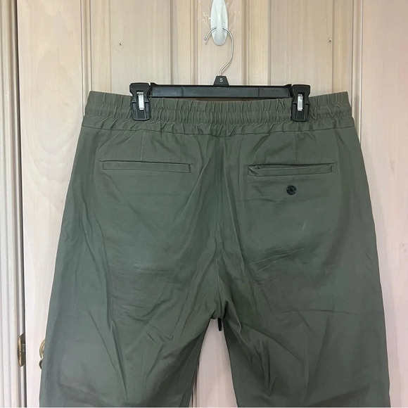 Baldwin BLDWN Damon Drawstring Pants Stretch Green Joggers 9980 - Picture 5 of 11